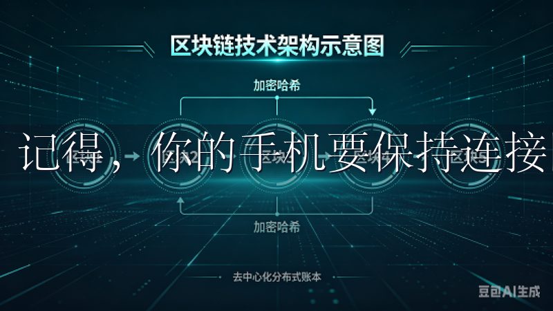 记得，你的手机要保持连接网络，这样才能顺利完成后续步骤。